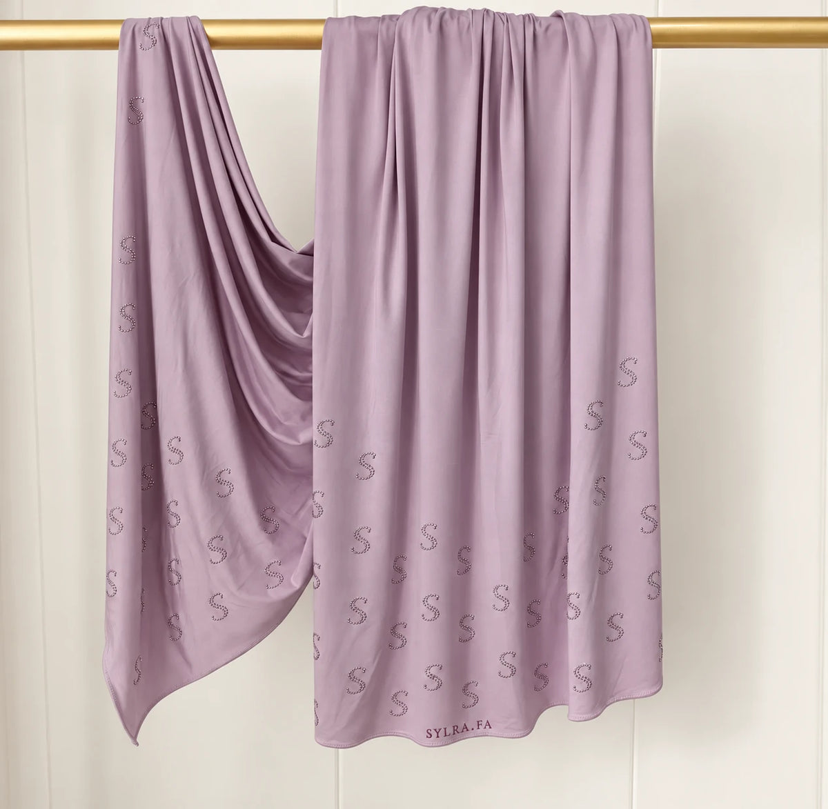 Voile signature S — Mauve