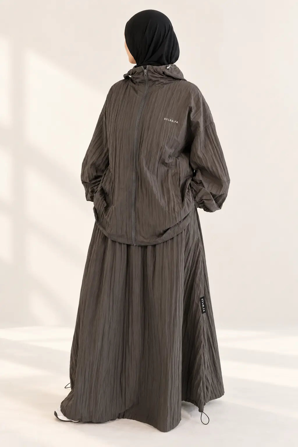 Ensemble à capuche — marron